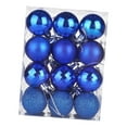 thumbnail image 3 of 24Pcs Christmas Ball Ornaments DIY Decorative for Engagement Indoor Wedding Dark Blue, 3 of 8