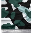 thumbnail image 1 of Soimoi Cotton Poplin Fabric Two Tone With White Camouflage Decor Fabric Printed Yard 56 Inch Wide, 1 of 3