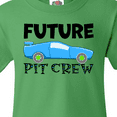 thumbnail image 4 of Inktastic Future Pit Crew Blue Race Car Youth T-Shirt, 4 of 5