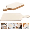 thumbnail image 3 of 10pcs DIY Unfinished Wooden Cutting Board Wood Chopping Board with Handle, 3 of 9