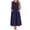 Blue, variant on Womens Dresses Summer Sleeveless Sun Dress Maxi Long Dresses Round Neck Loose Lightweight Casual Travel Dresses with Pockets