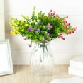 thumbnail image 2 of Artificial Flower Realistic Looking No-Maintain Required Plastic Vivid Artificial Plant Fake Flower Photography Prop Birthday Gift, 2 of 7