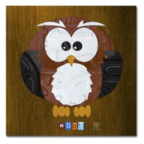 Trademark Fine Art 'Hoot The Owl' Canvas Art by Design Turnpike