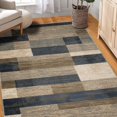 thumbnail image 5 of Superior 4' x 6' Area Rug For Living Room Bedroom, Rockwood Geometric Indoor Rugs, Midnight Navy, 5 of 6