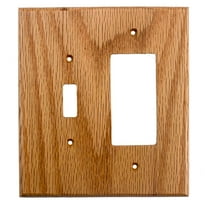 Switch Plate - Traditional - Toggle / Rocker - Red Oak