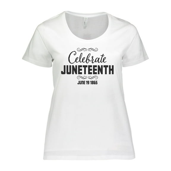 Inktastic Celebrate Juneteenth Women's Plus Size T-Shirt