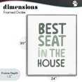 thumbnail image 4 of Stupell Industries Cottage Green Best Seat in House Gray Framed Giclee Art, 24 x 30, by House Fenway, 4 of 8