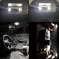 thumbnail image 6 of Alla Lighting 4pcs F30-WHP 6612F 6614F 6615F LED Bulbs T-2 SF6/6 BASE 6641 Super Bright Vanity Mirror Lights, Map Lights, Footwell Lights, Trunk Lights TS-14V1CP (6000K White), 6 of 6