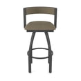 thumbnail image 5 of 861 Artemis 30" Swivel Bar Stool with Pewter Finish and Graph Cork Seat and Back, 5 of 5