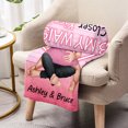 thumbnail image 3 of Grab My Waist Pull Me Closer - Personalized Couple Blanket, 3 of 7