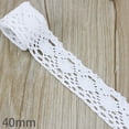thumbnail image 3 of (5 metros/rollo) cintas de red de encaje bordado de algodón blanco adorno de tela DIY decorar costura materiales artesanales hechos a mano, 3 of 5