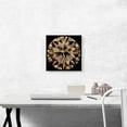 thumbnail image 2 of ARTCANVAS Champagne Brown on Black Round Brilliant Cut Diamond Jewel Canvas Art Print - Size: 12" x 12" (1.50" Deep), 2 of 9