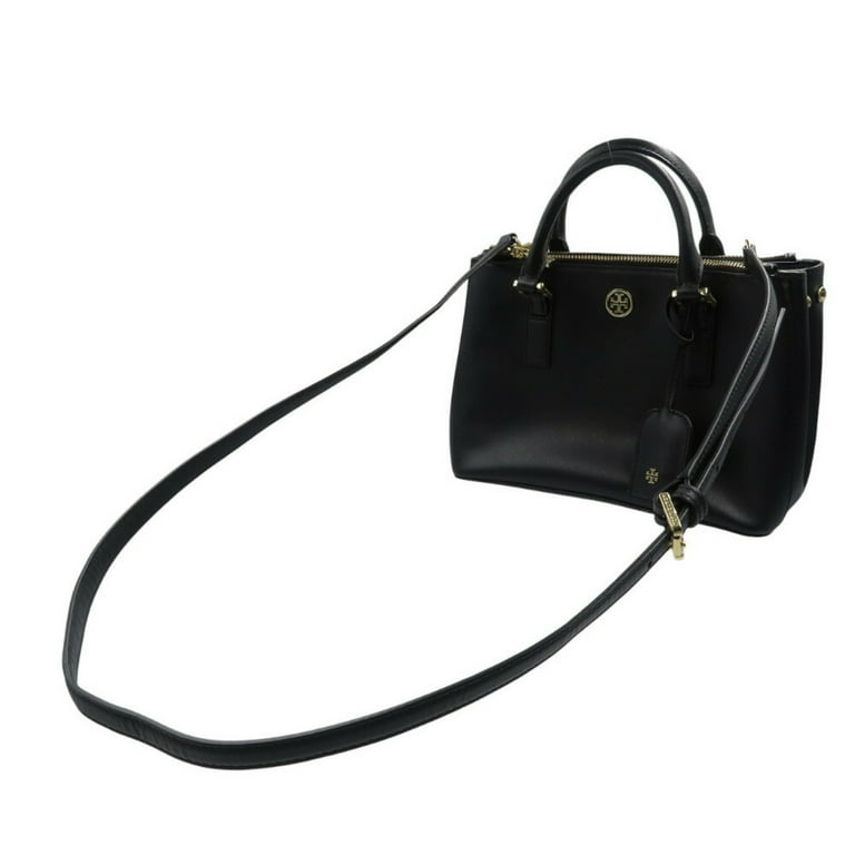 Tory Burch ブラックレザーバッグ Tory Burch ブラックレザー ショルダーバッグ - メルカリ