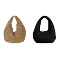thumbnail image 1 of Bolsas Manejo Mujeres en La Nube Ocio Hombro Con Ñit Bolso Playa Paja (café), 1 of 4