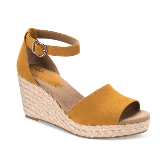 Style Co Seleeney Espadrille Sandals Marigold Micro 12M
