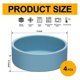 thumbnail image 5 of Silicone Air Fryer Egg Pan, Reusable Sous Egg Bite Maker Air Fryer Egg Mold Individual Microwave Egg Cooker Blue 4Pcs, 5 of 5