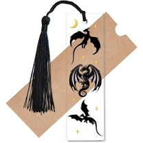 Acrylic Bookmarks Rectangle Bookmarks Dragon 118x35x2.5mm Hole: 5mm