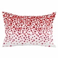 thumbnail image 2 of Love Hearts Fallen Body Pillow Cover, Pillowcase Protectors with Zipper, Breathable Decorative Throw Pillow Case Cover, Valentines Day Red Loving Pillow Shams for Couch Sofa 24x36Inch, 2 of 8