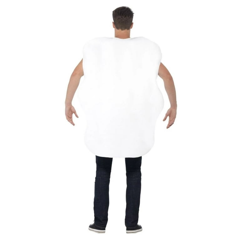 Egg Costume Adult White Yellow Tabard One Size Egg Costume Adult White Yellow Tabard One Size