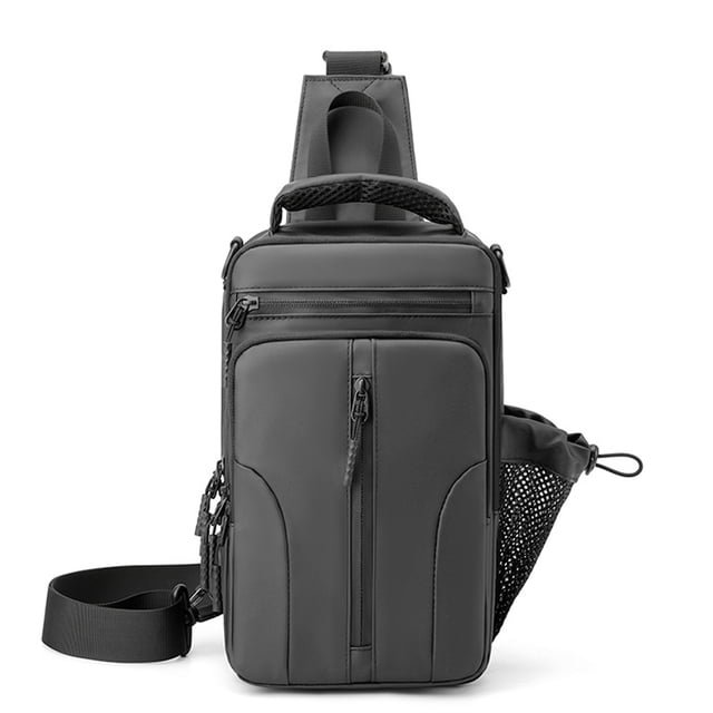 Nuevo bolso de pecho multifuncional para hombre, bolso de hombro de nailon, Mochila pequeña de tela espacial impermeable