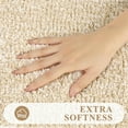 thumbnail image 5 of Ileading Bathroom Rugs Sets 4 Piece with Lid Cover Absorbent Microfiber Bathroom Shower Mat Set, Beige, 5 of 11