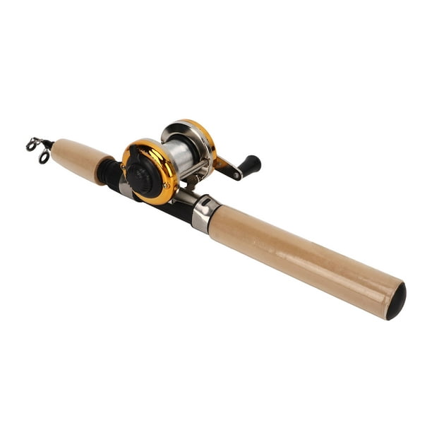 Ymiko Ice Fishing Rod, Copper Ice Fishing Pole Portable Complete For Outdoor