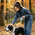 thumbnail image 4 of Tuvgenk Retractable Dog Leash Blue, 10ft Nylon Tape for Small Medium Dogs, One Hand Brake Control with Shock Absorbing Strap for Walking Training, 4 of 6
