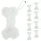 thumbnail image 1 of LLavero de felpa con forma de hueso para amantes de los perros, llavero de felpa para mochila, bolsa y accesorios de llavero, 5 uds., 1 of 3