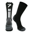 thumbnail image 2 of Black/White Player Id Crew Number Socks (#70, Medium), 2 of 2