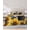 Yellow, variant on 3 Piece Twin Sheet Set Sunflower Cows Sheets Set for Twin Size Bed, Breathable Soft Microfiber Bed Sheets Cooling Farmhouse Floral Watercolor Botanical Plaid Fitted Sheet Deep Pocket, Pillowcases