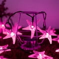 thumbnail image 3 of LINLIN Solar Starfish String Lights,Waterproof Solar Starfish Fairy Lights 8 Mode Starfish Fairy Christmas Lights for Outdoor Indoor Garden Home Wedding Party Christmas Lighting Decorations, 3 of 9