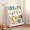 White, variant on 4-Tier White Kids Bookshelf, Toddler Book Display Shelf, Toy & Book Organizer for Bedroom Playroom Classroom