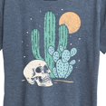 thumbnail image 3 of Instant Message -Found In the Desert Skull, Catus, & Moon - Women's Short Sleeve Graphic T-Shirt, 3 of 6
