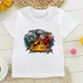 thumbnail image 4 of Camiseta de Jurassic Park para niños, ropa de dinosaurios para niños y niñas, camisetas de algodón, camisetas de verano, 4 of 5