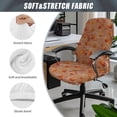 thumbnail image 6 of POLERO Elastic One Piece Office Rolling Chair Cover for Living Room, Elastic Cloth Breathable High Back Chair Slipcover with Anti Dust, 6 of 7