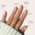 thumbnail image 2 of Glamnetic Press-On Nails – Café Crème | Beige French Tip Nails, " Salon Quality", 30 Count, 2 of 6