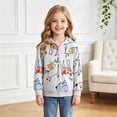 thumbnail image 6 of Gubotare Kids Zip Up Hoodies for Toddler Boys Girls Hooded Sweatshirts Light Winter Fall Clothes Outwear 3-7Y (Grey, 1-2 Years ), 6 of 9