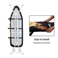 thumbnail image 4 of HELLHERO 15x54 Inch Ironing Board Cover Breathable Dustproof Covers Easy to Install Anti-Slip Ironing Board Cover for Women, 4 of 5