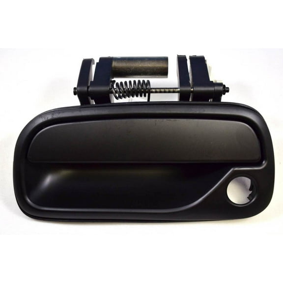 PT Auto Warehouse TO-3950S-FL - Outer Exterior Outside Door Handle, Smooth Black - Regular/Access Cab, Driver Side Front Fits select: 2000-2006 TOYOTA TUNDRA