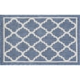 thumbnail image 3 of 2x3 Water Resistant, Small Indoor Outdoor Rugs for Patios, Front Door Entry, Entryway, Deck, Porch, Balcony | Outside Area Rug for Patio | Blue, Geometric | Size: 2' x 3', 3 of 8