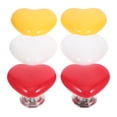 thumbnail image 4 of 6 botones de plástico para tanque de inodoro con forma de corazón, accesorios para inodoro, botón pulsador de descarga, repuesto para inodoro, 4 of 6