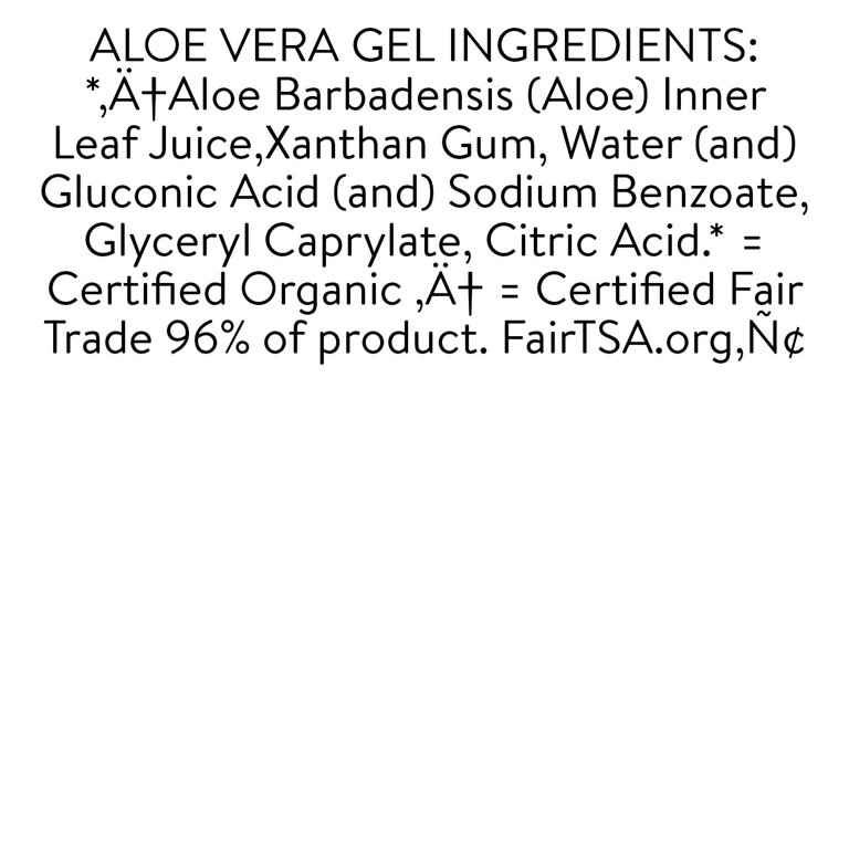Badger Organic Aloe Vera Gel, Sunburn Relief, Dye-Free, Fair Trade 