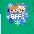 thumbnail image 3 of Disney Emoji - Anna Elsa Bffs - Toddler And Youth Short Sleeve Graphic T-Shirt, 3 of 5