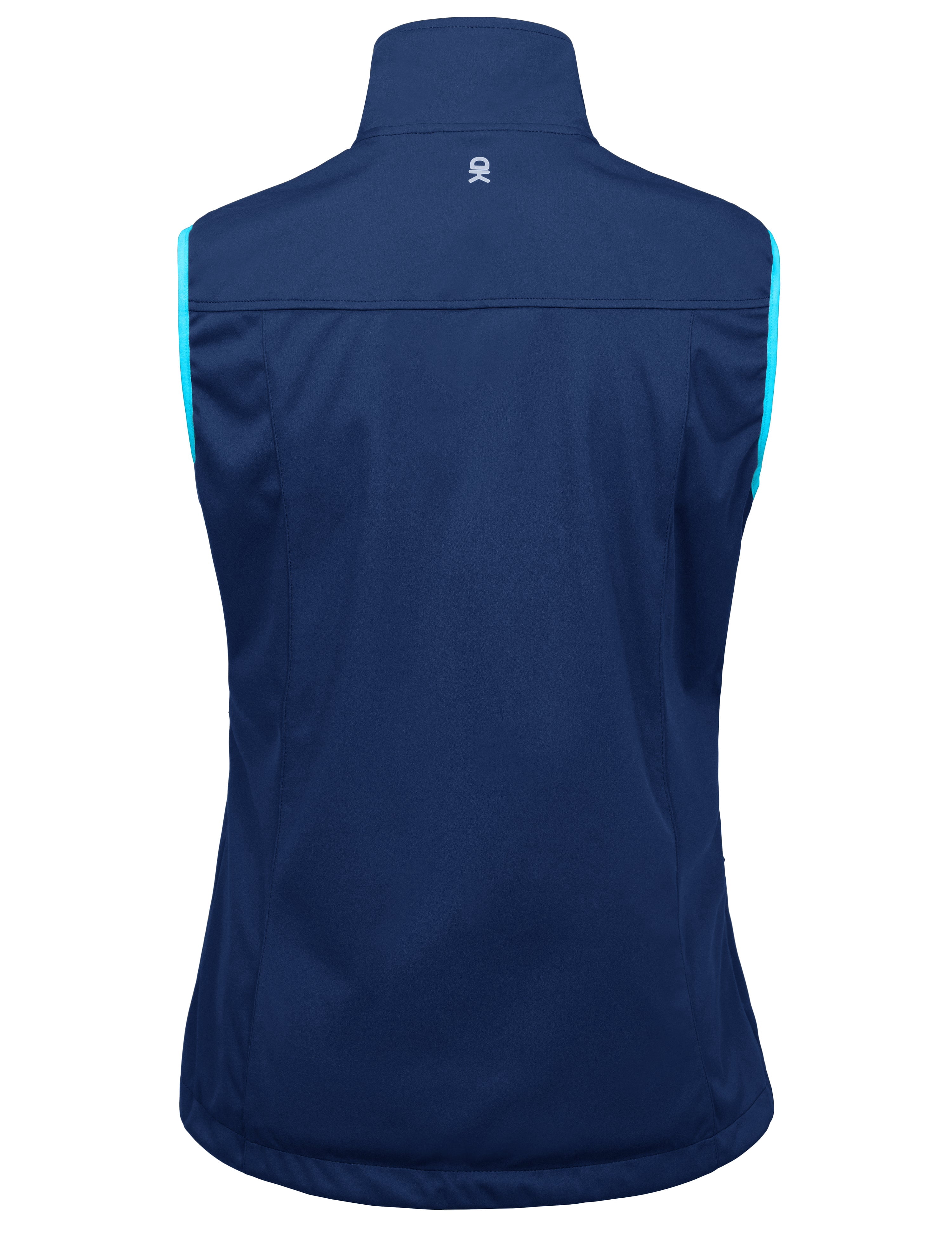 Little Donkey Andy Women's Lightweight Softshell Vest, Windproof Sleeveless Jacket for Running Hiking Travel, Blue M