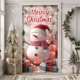 thumbnail image 5 of Avdjesfny - Cubierta de puerta navideña de Papá Noel, decoración navideña para puerta de entrada, pancarta colgante navideña, fondo de Papá Noel para puerta de entrada, decoración navideña de, 5 of 5