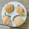 thumbnail image 3 of Manunclaims Silicone Mold Easy Demoulding Not Sticky Heat Resistant Multi-faceted Shell Conch Epoxy Mold for Bakery, 3 of 8