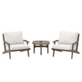thumbnail image 6 of Modway Saratoga 3-PC Patio Teak Wood Furniture Set with Lounge Chairs/Side Table, 6 of 7