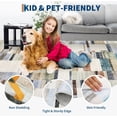 thumbnail image 4 of Washable 10' x 13' Area Rug, Foldable Geometric Printed Carpet, Soft Low Pile Abstract Floor Mats, Non Shedding Floor Covering for Bedroom Living Room, Multicolor, 4 of 8