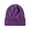 Purple, variant on Beanie for Men Women Warm Winter Hat Knit Winter Warm Hat Outdoor Thickened Ribbed Cuffless Roll Brim Cap For Cold Weather Orange One Size