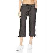 Calvin Klein Poplin Capri Cargo Pants Charcoal S